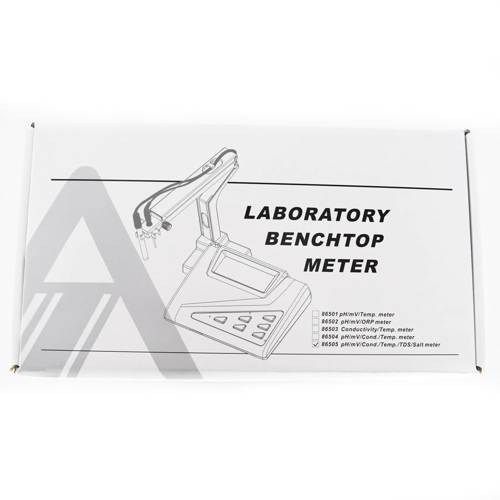 AZ86505 Multiparameter Benchtop Water Quality Meter - pH/ORP/Cond./TDS/Salinity Meter