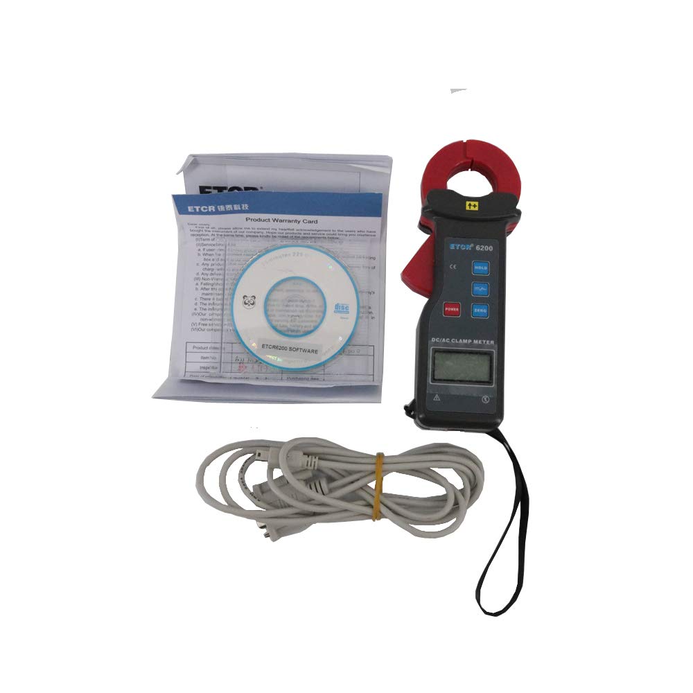 Graigar AC/DC Leakage Current Clamp Meter ETCR6200 Current Meter High Accuracy Car Leakage Current Clamp Meter Measurement 0-60A