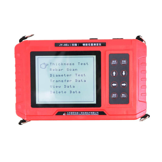 JY-8S+ Integrated Concrete Rebar Locator Scanner with Steel Bar Grid Function JY-8S Plus Concrete Rebar Diameter Tester