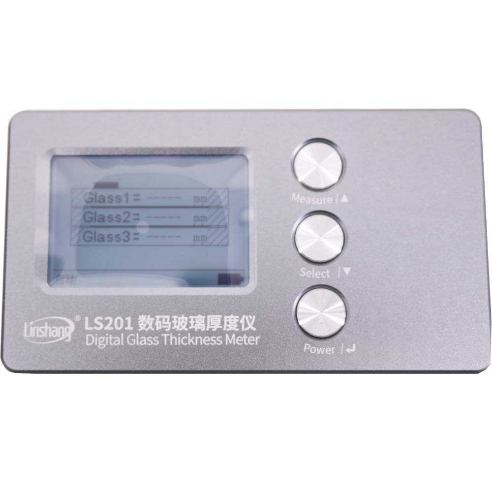 LS201 Digital Glass Thickness Meter Thickness Gauge Measurement Accuracy ± 0.1mm