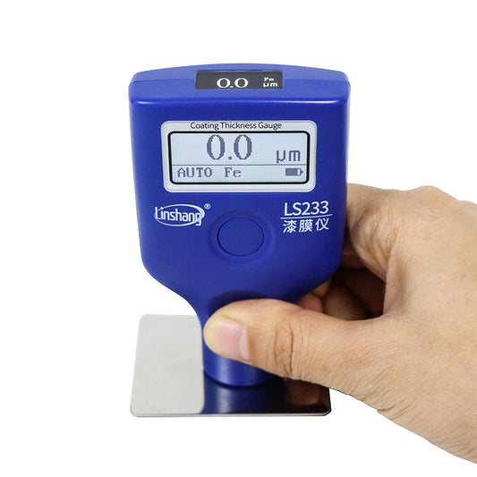 LS233 Automotive Car Paint Thickness Meter with Dual Screen Fe/NFe Coating Thickness Gauge