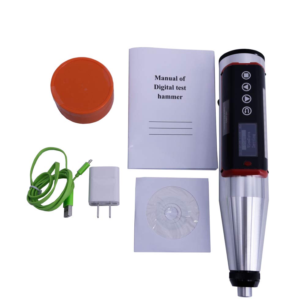 Professional HT-225Q Digital Concrete Rebound Test Hammer Rebound Hammer Range 10-70MPa
