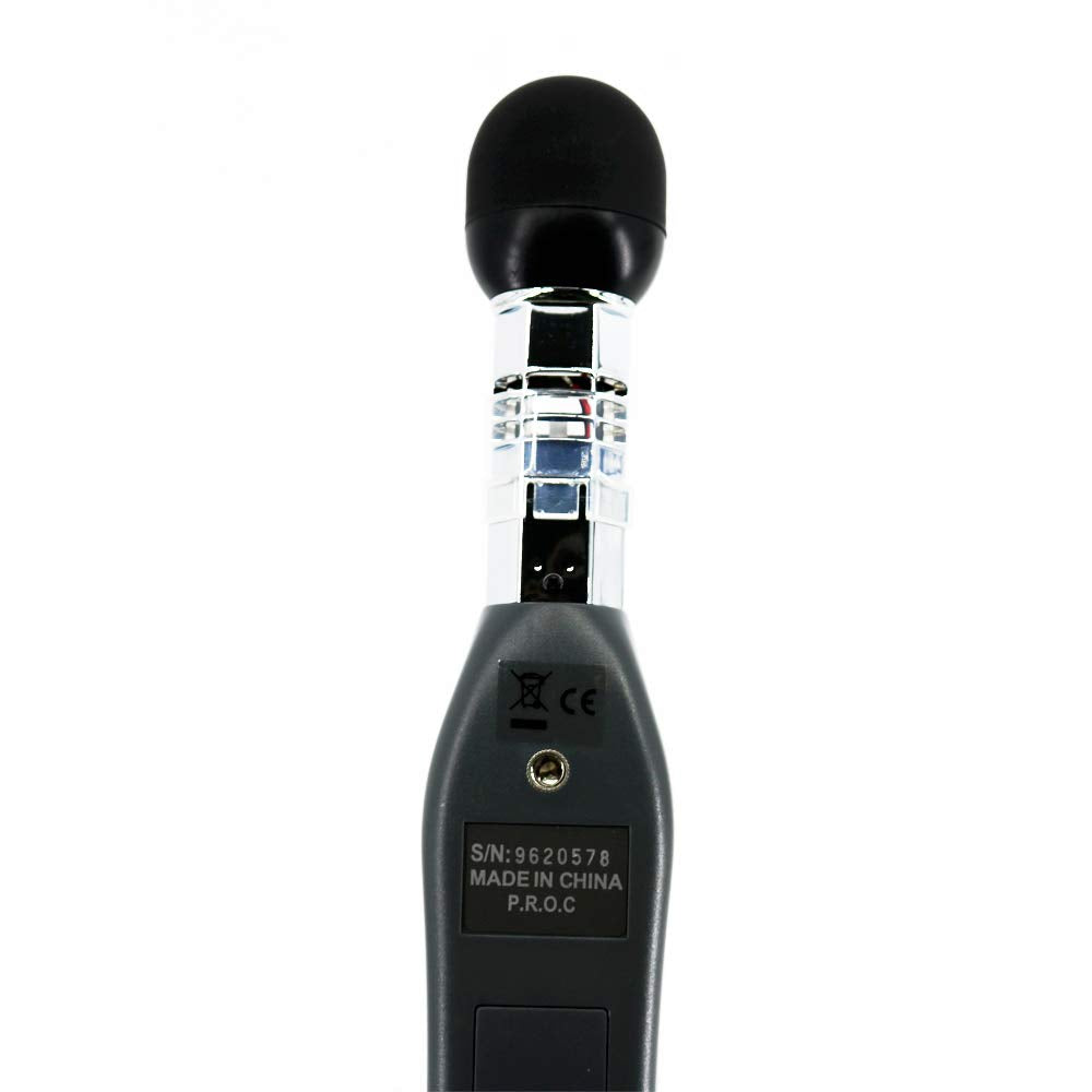 AZ8758 Digital Wet Bulb Globe Temperature Humidity Tester WBGT Meter Heat Index Checker with 40mm Black Ball
