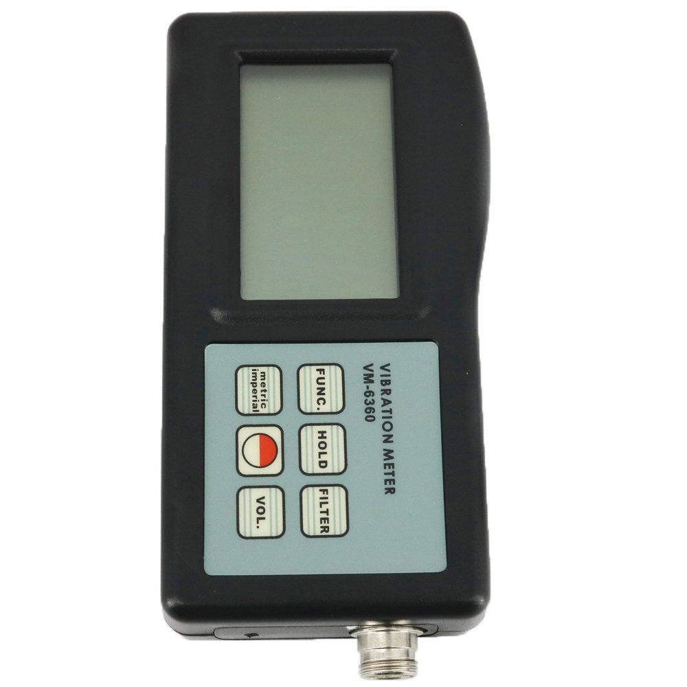 Graigar VM-6360 Digital Vibration Meter Tester Vibrometer Gauge VM6360 with RS232 Software and USB Cable