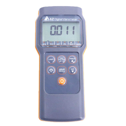 AZ82152 Digital Manometer 15psi Pressure Difference Meter Tester
