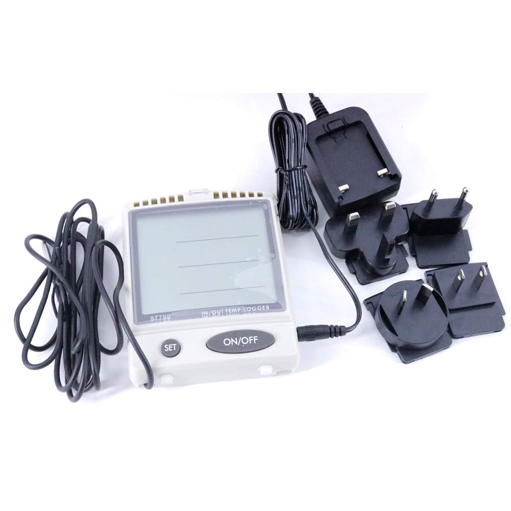 AZ87799 Digital Desktop Temperature Recorder Monitor in/Out Temperature & Humidity SD Card Data Logger