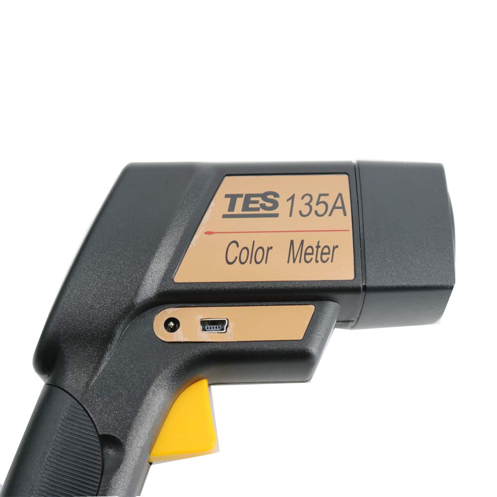Graigar TES-135A Color Meter Portable Color Difference Meter (LCD Display) Colorimeter with USB Datalogger