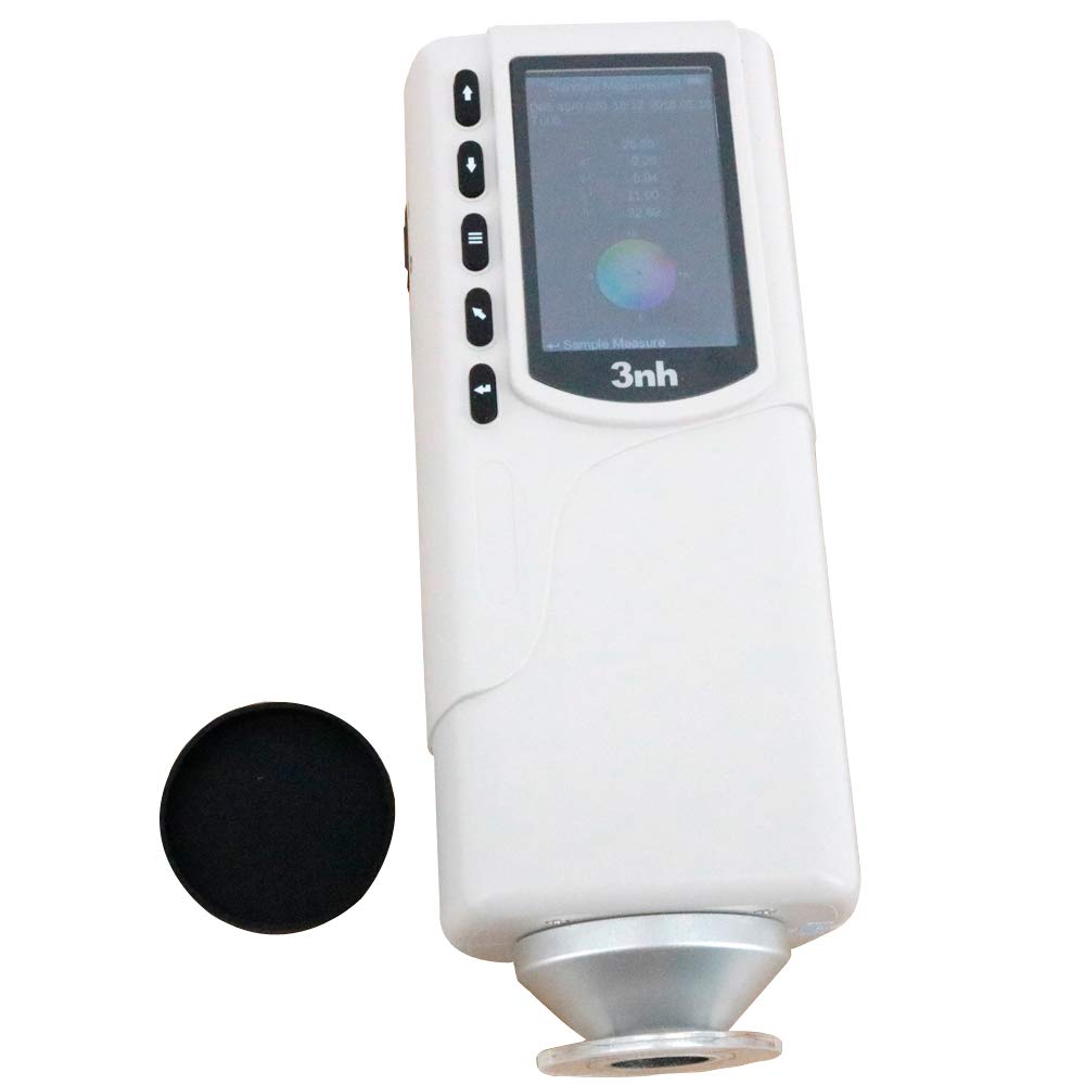 Graigar NR20XE Precise Color Meter Tester Colorimeter Reader 45°/0 °D65 CIELabCh CIELab; CIEXYZ Color Management Software 20mm Large Aperture for Strip Textured Uneven and Wet Sample
