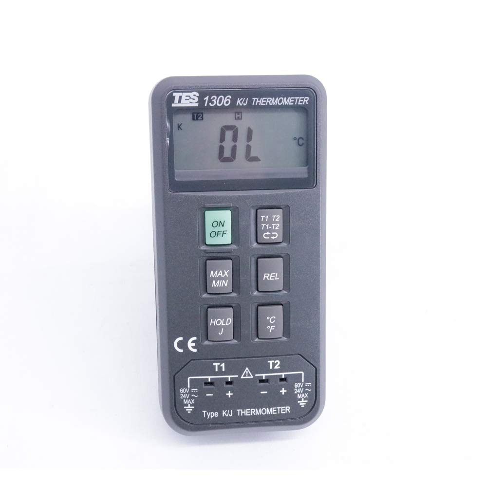 TES-1306 Handheld Type K. J. Digital Thermometer Input Thermometer Temperature Meter