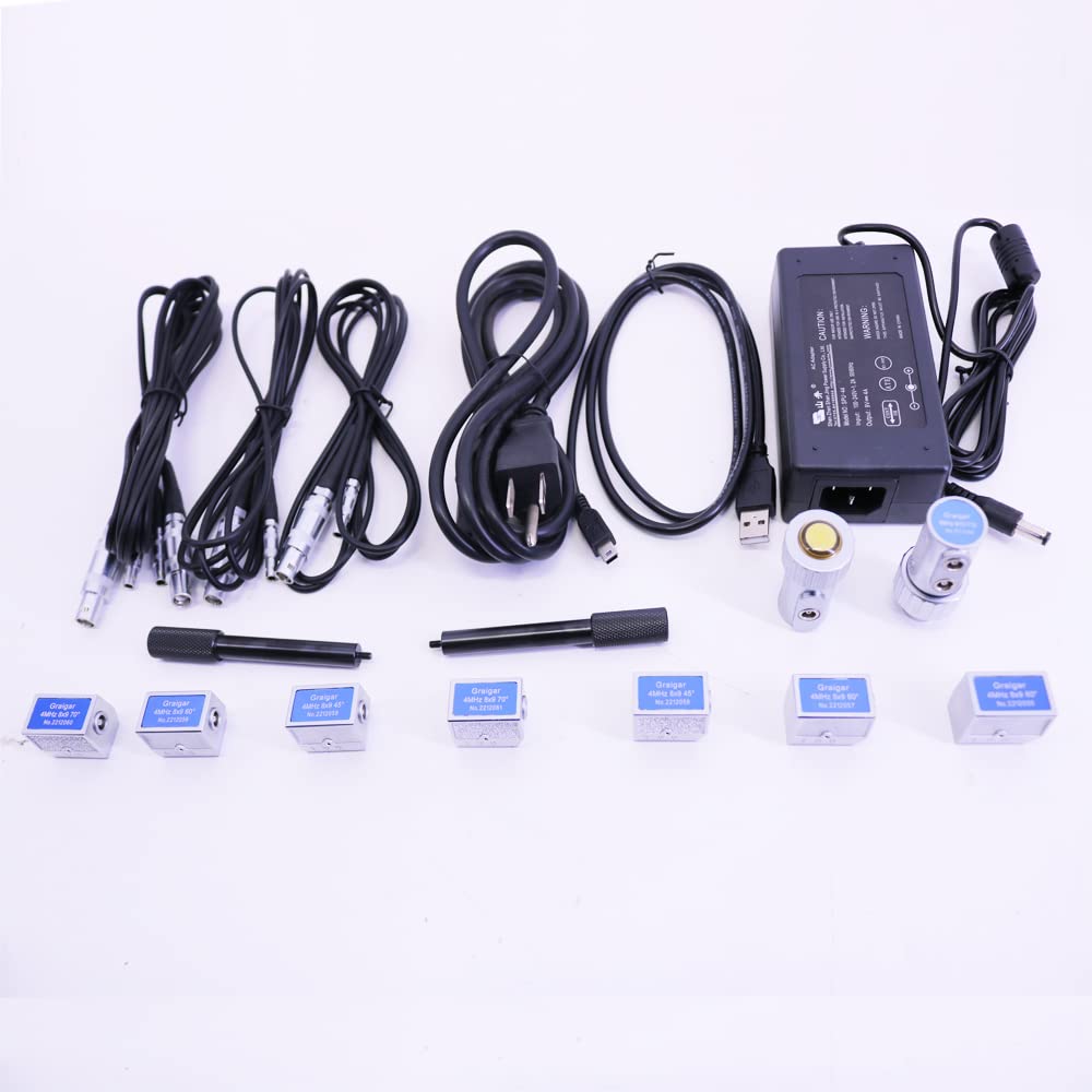 Graigar Handheld Ultrasonic Flaw Detector MFD350B NDT with Extra Probes and Cables