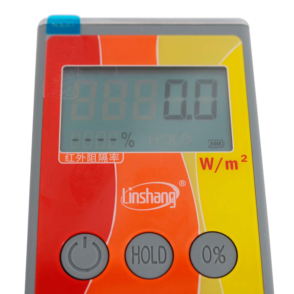 Graigar LS122 Handheld IR Power Meter Test Infrared Intensity Luminance with IR Rejection Heat Insulation Rate from 1000-1700nm