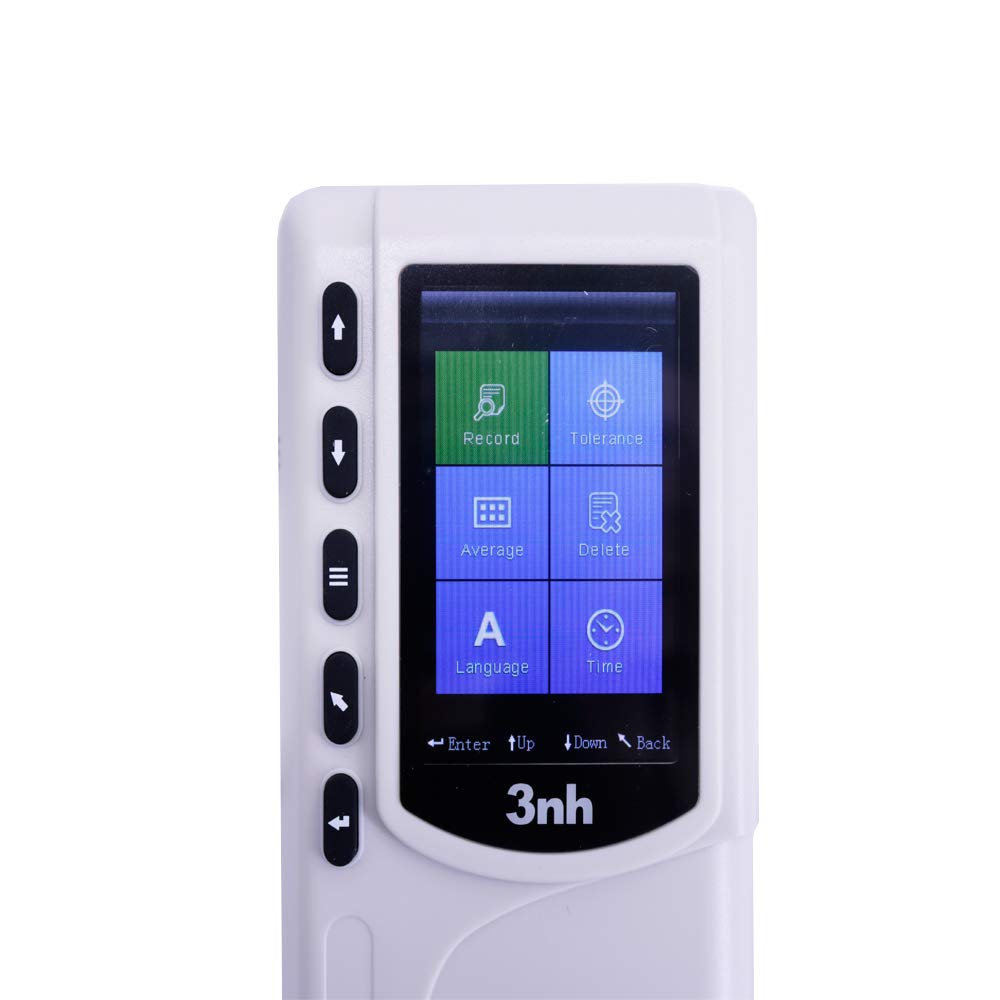 NR10QC Universal Chromatic Meter Colorimeter 8/d Φ4mm Caliber Digital Colorimeter Color Difference Analyzer