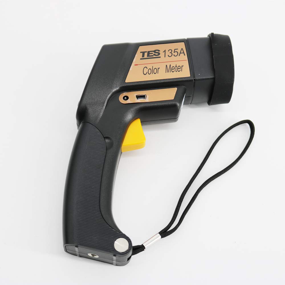 Graigar TES-135A Color Meter Portable Color Difference Meter (LCD Display) Colorimeter with USB Datalogger