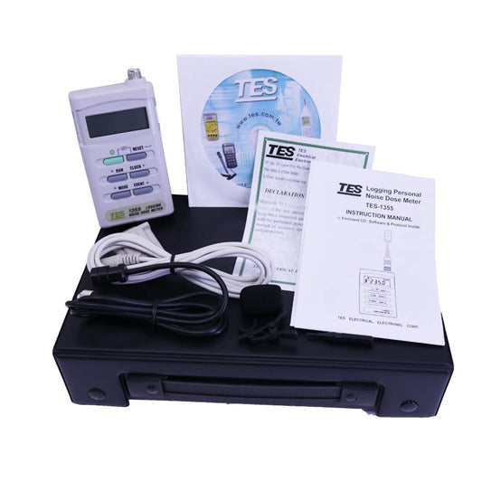 TES-1355 Logging Noise Dose Meter Sound Level Tester Measuring Range 70-140dBA