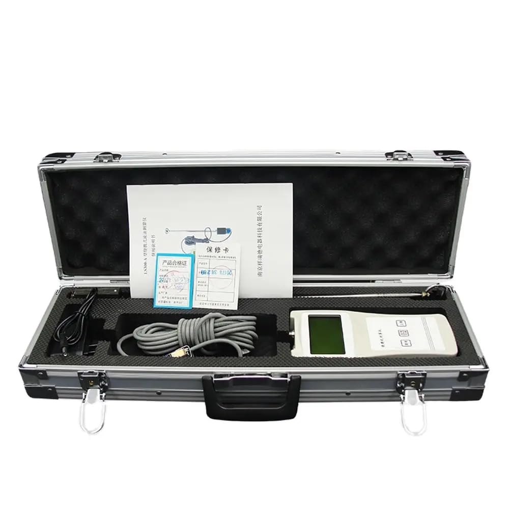 LS300-A Flow Velocity and Flow Meter Portable Flow Velocity Meter Flow Rate Meter Speed Measurement Range 0.01~4.00(m/s) with Storage and Communication Function