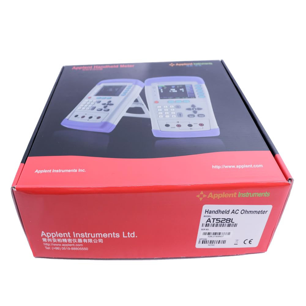 AT528L Handheld Digital Battery Tester AC Ohmmeter Battery Resistance Meter ACR DCV Battery Analyzer