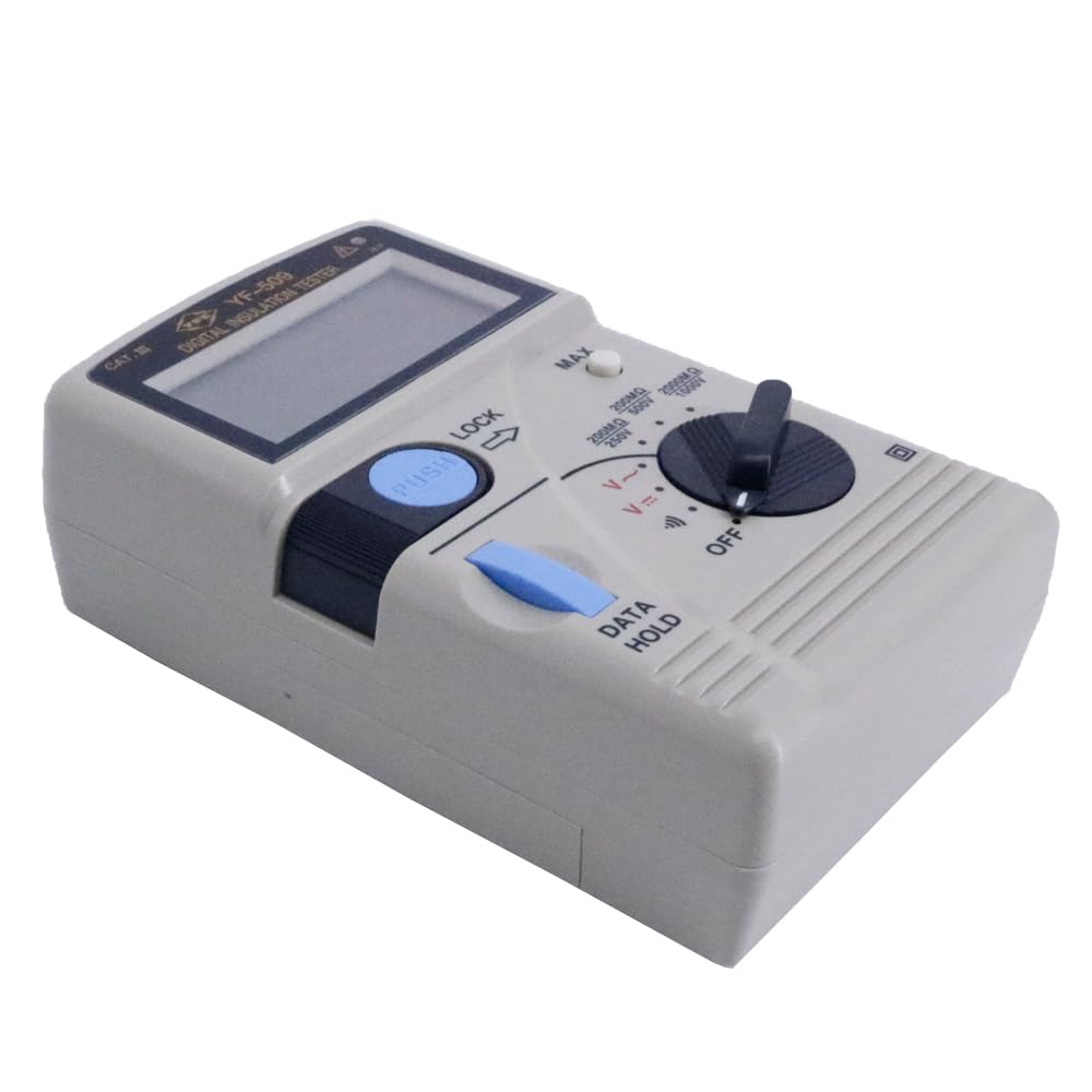 Tenmars YF-509 Digital Insulation Tester AC DC Voltage Meter High Resistance Insulation Meter