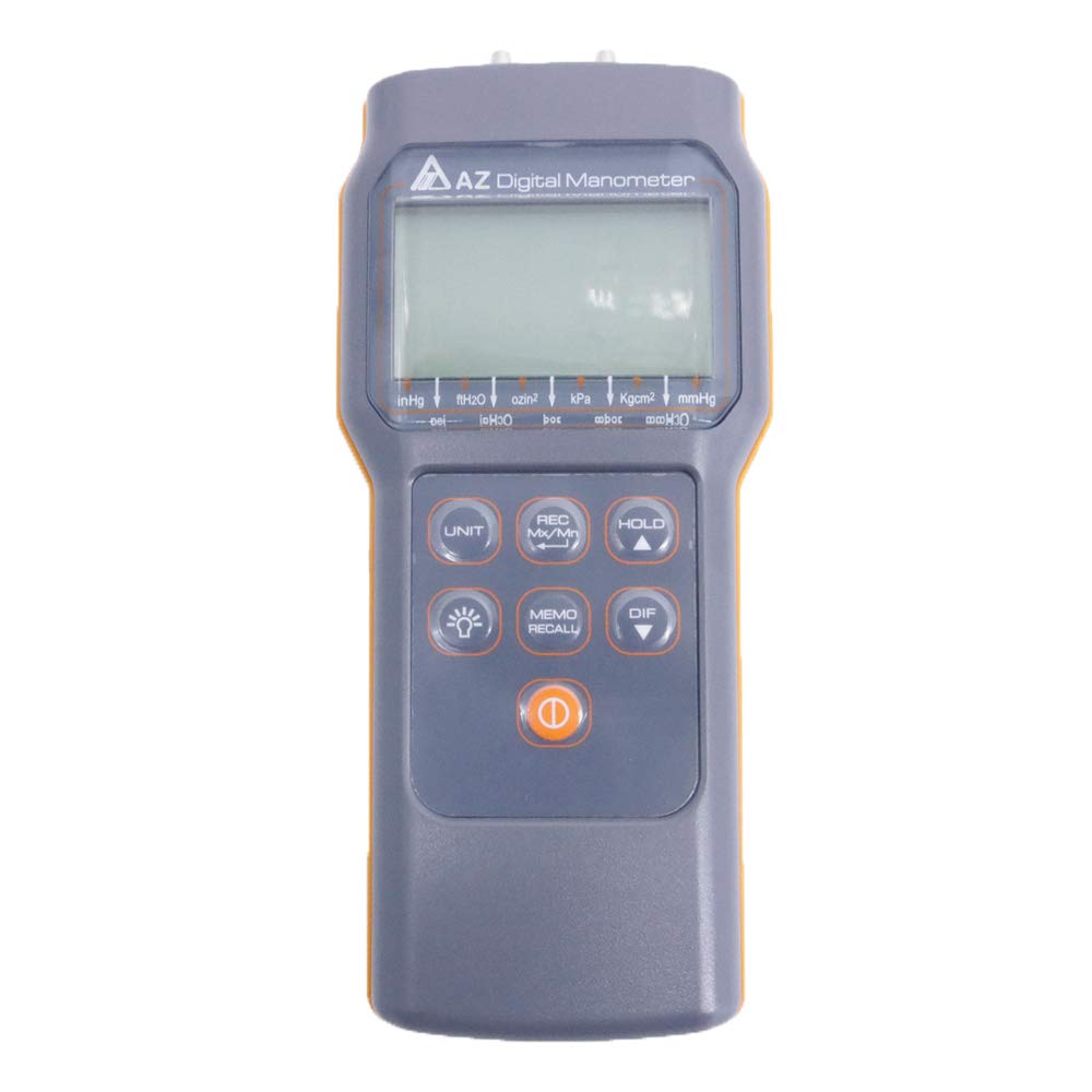 AZ82152 Digital Manometer 15psi Pressure Difference Meter Tester