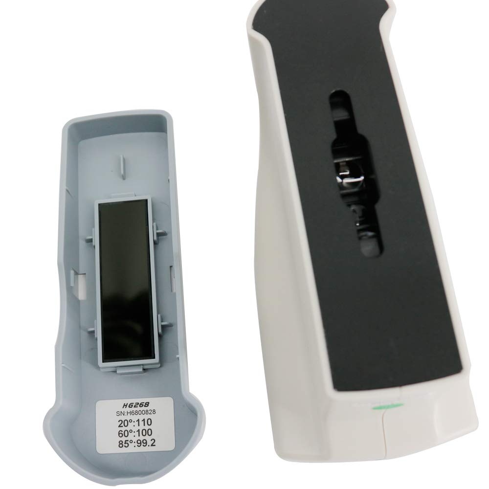 Graigar Digital Glarimeter HG268 Tri-angle Gloss Meter Glossmeter 20 60 85 Degree with USB RS-232 Interface Storage 1000 Data