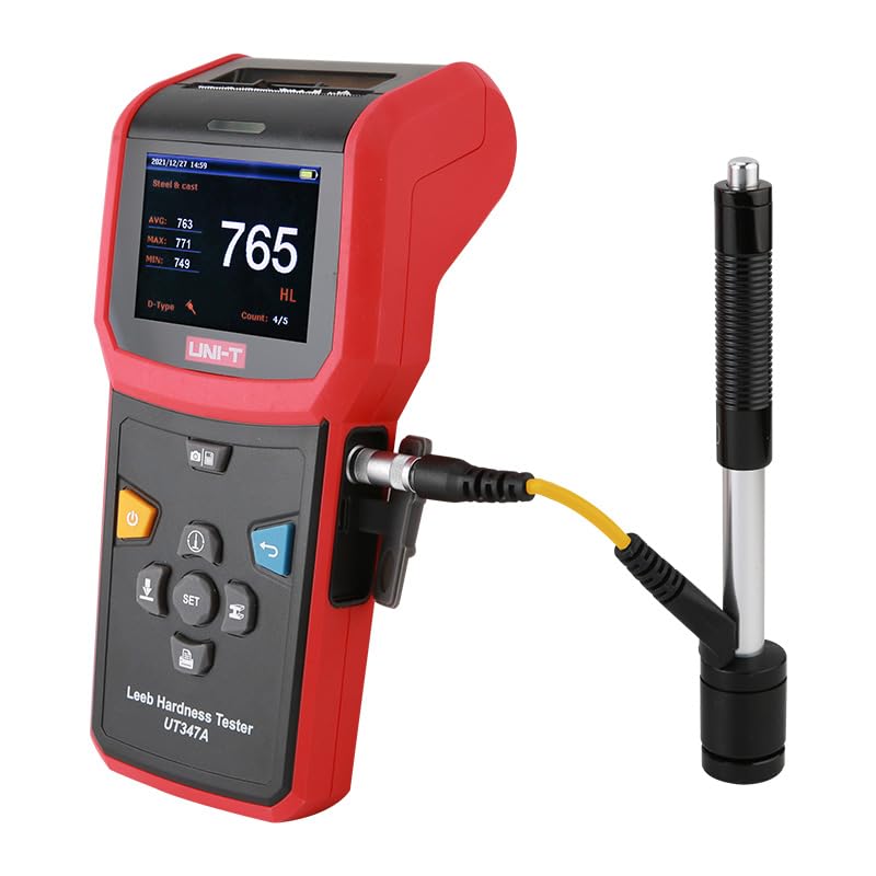 UT347A Digital Leeb Hardness Tester D Type Metal Hardness Meter with Printer