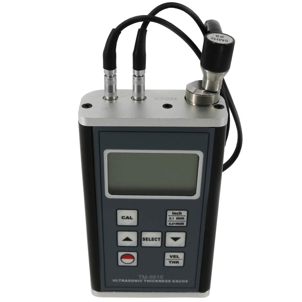 Graigar TM-8818 Digital Portable Ultrasonic Thickness Gauge Meter Tester TM8818 0.75~400mm