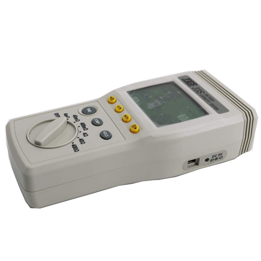 Graigar TES-33S Battery Capacity Tester TES33S Battery Capacity 0 to 1200AH RS232 PC Interface Original Upgraded Version Battery Tester