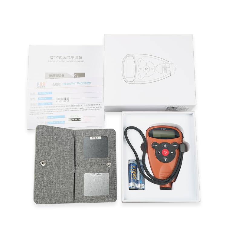 New WH82 Digital Coating Thickness Meter F and NF Painting Thickness Gauge 0-1500um