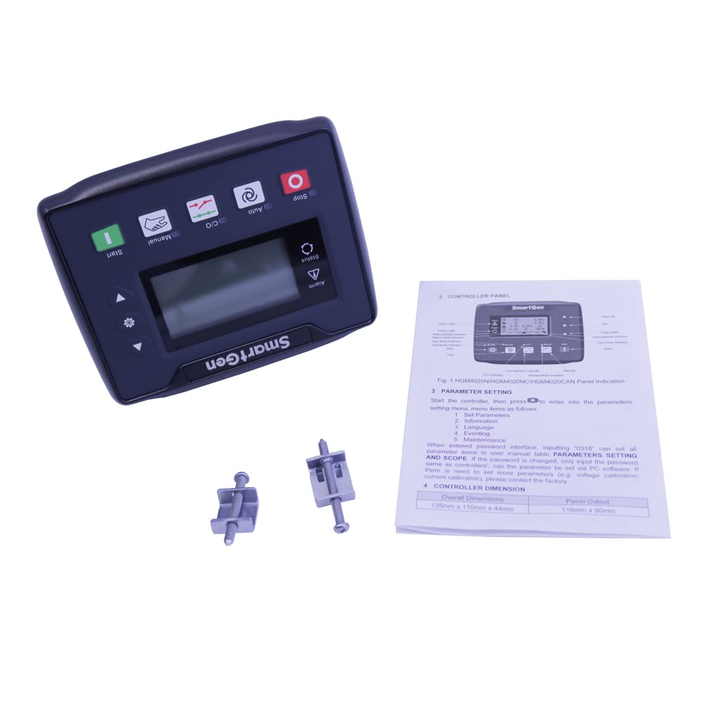 New Smartgen HGM4010N Single Unit Genset Generator Controller Remote Monitoring Automatic Start Module ASM Panel