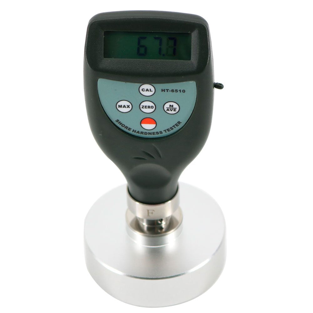 Graigar HT-6510F Digital Shore F Durometer Sponge Foam Hardness Tester Meter 0~100HF for Sponge Soft Foam Pillow Polyurethane Rubber