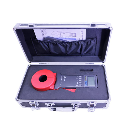 ETCR2100C+ Digital Clamp Ground Earth Resistance Tester Loop Resistance Test Resistance Range:0.01-200