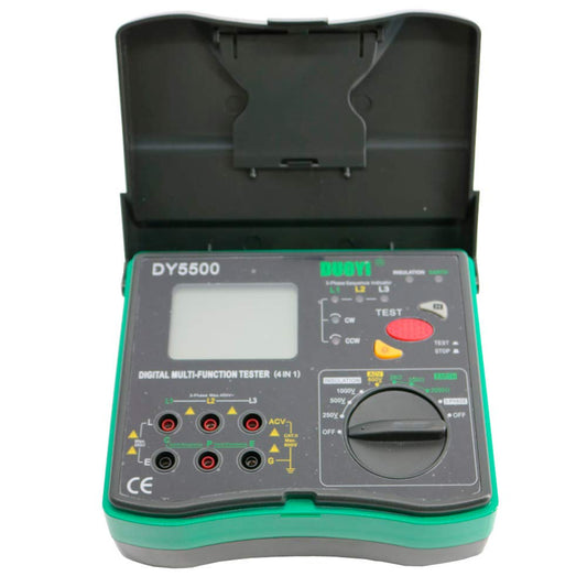 Graigar 4 in 1 Digital Multi-function Tester DY5500 AC 600V Voltage Measurement Test Multimeter 2000Mohms Resistance