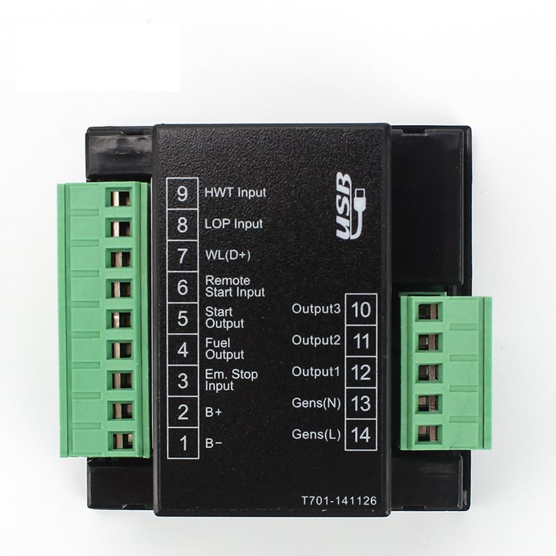 LXC701 Generator Auto Start Controller Generator Control Module Completely Replaced DSE701