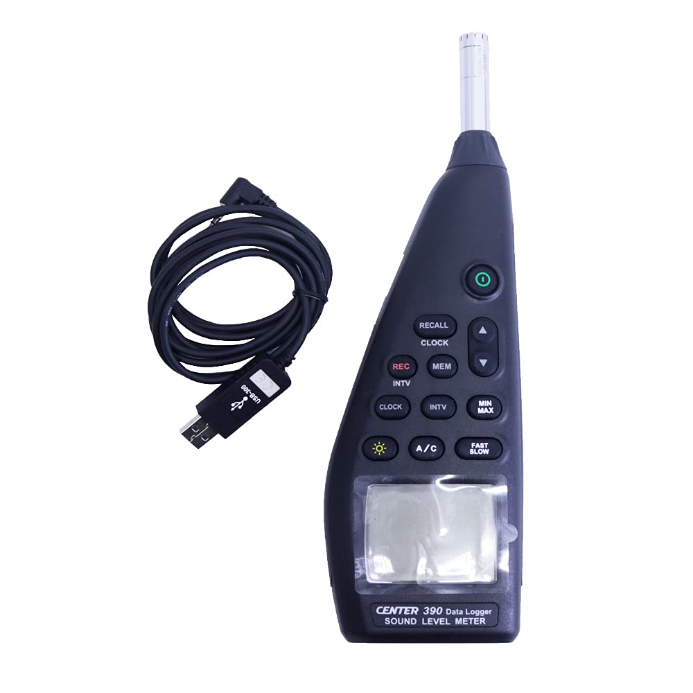 CENTER-390 Datalogger Sound Level Meter Range 30~130dB IEC 61672-1 Class 2 Standard Noise Tester