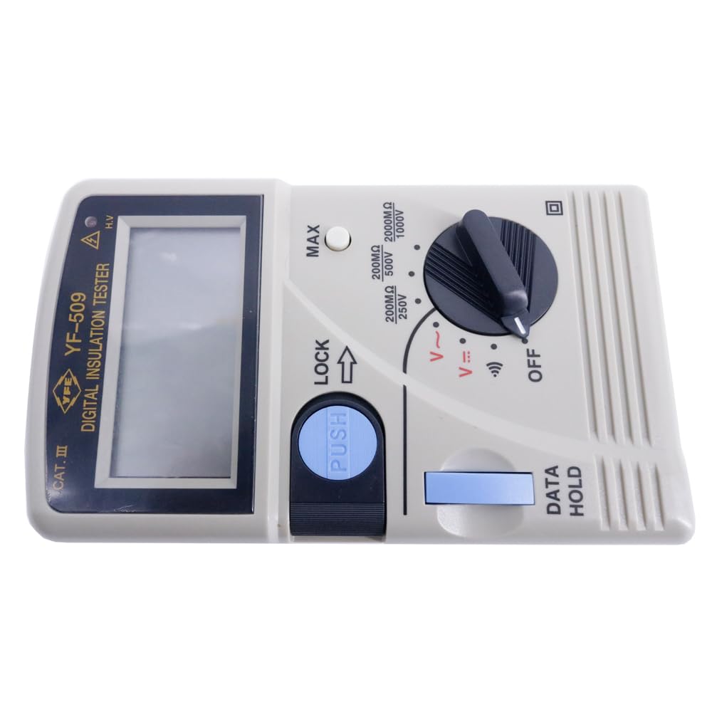 Tenmars YF-509 Digital Insulation Tester AC DC Voltage Meter High Resistance Insulation Meter