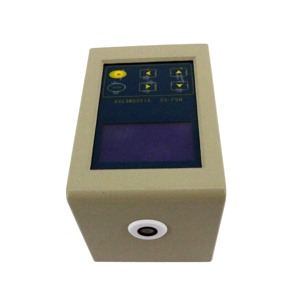 Graigar NDJ-5S Digital Viscometer Viscosity Tester Meter Measuring Range 1-100000 mPa.S with 4 Rotors