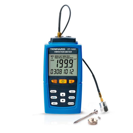 Tenmars ST-140 Digital Vibration Tester Vibration Meter Vibrometer Range 0.5~199.9 m/S2