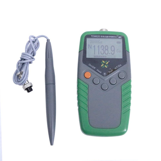 TD8620 Hand-Held Digital Tesla Meter Permanent Magnet Gauss Meter 5% Accuracy