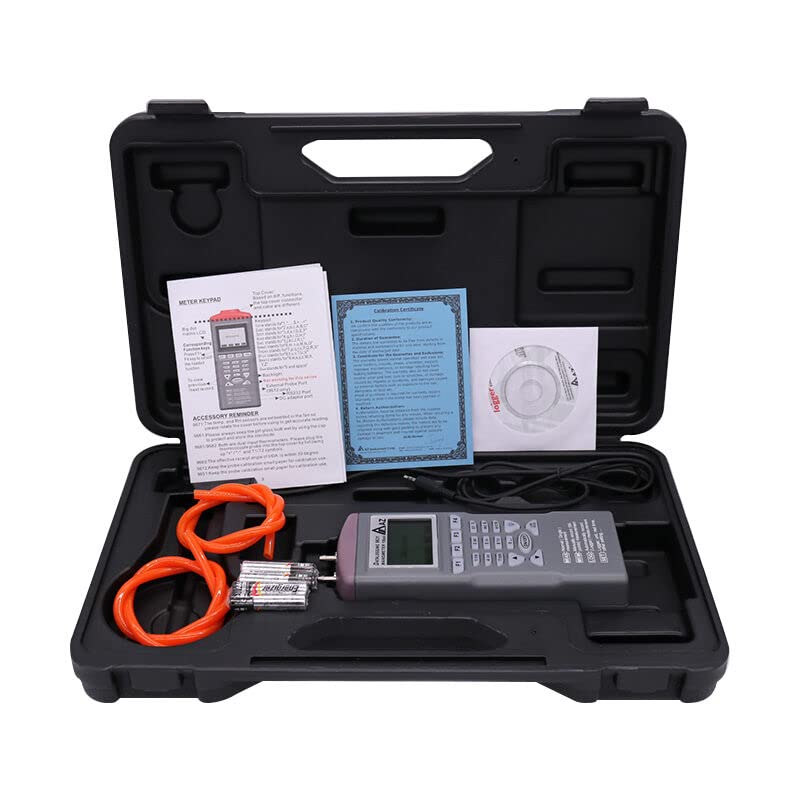 AZ9631 Digital Differential Pressure Data Logger Manometer 100 psi with Software Air Pressure Difference Tester