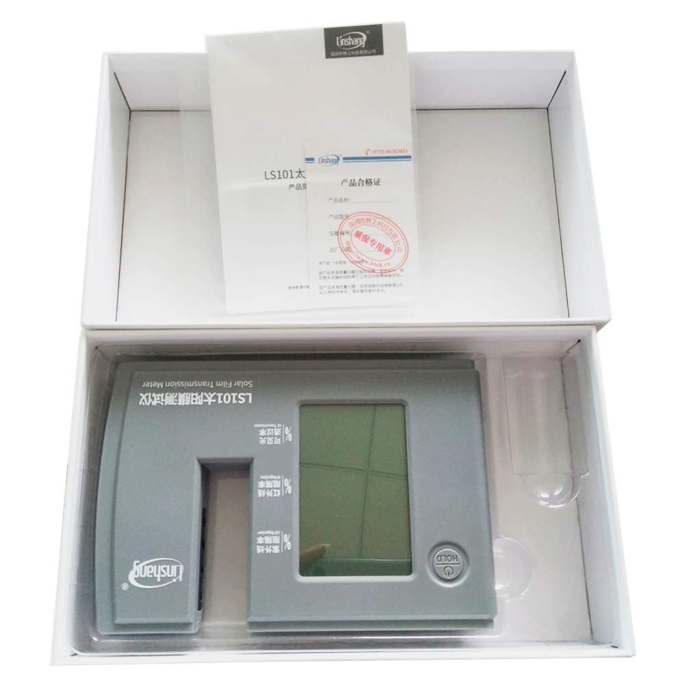 Graigar LS101 Solar Film Transmission Tester Meter IR 950nm UV 365nm VL 380-760nm