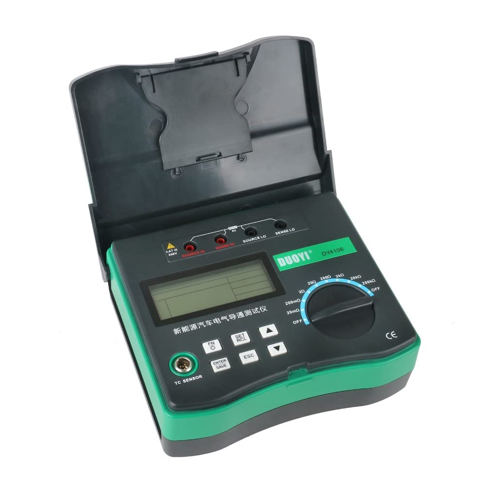DY4106 Micro-ohmmeter DC Milli OHM Meter Electrical Car Test Micro ohm Meter Digital Automotive Circuit Resistance Tester