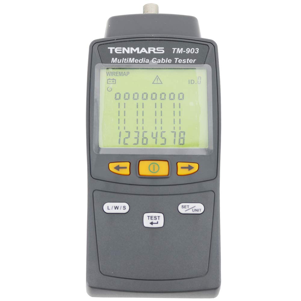 TENMARS TM-903 Mutimedia Cable Tester Network Cable Meter LAN Cable Meter