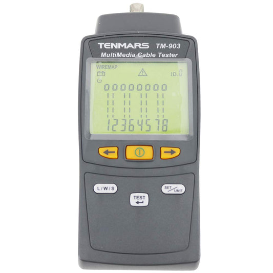 TENMARS TM-903 Mutimedia Cable Tester Network Cable Meter LAN Cable Meter