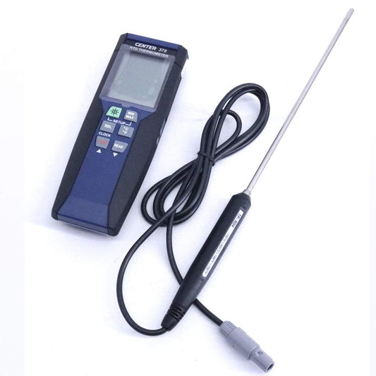 CENTER375 Precision Platinum Temperature Meter -100~400C 0.01C Resolution CENTER-375 Digital Industrial RTD Thermocouple Thermometer