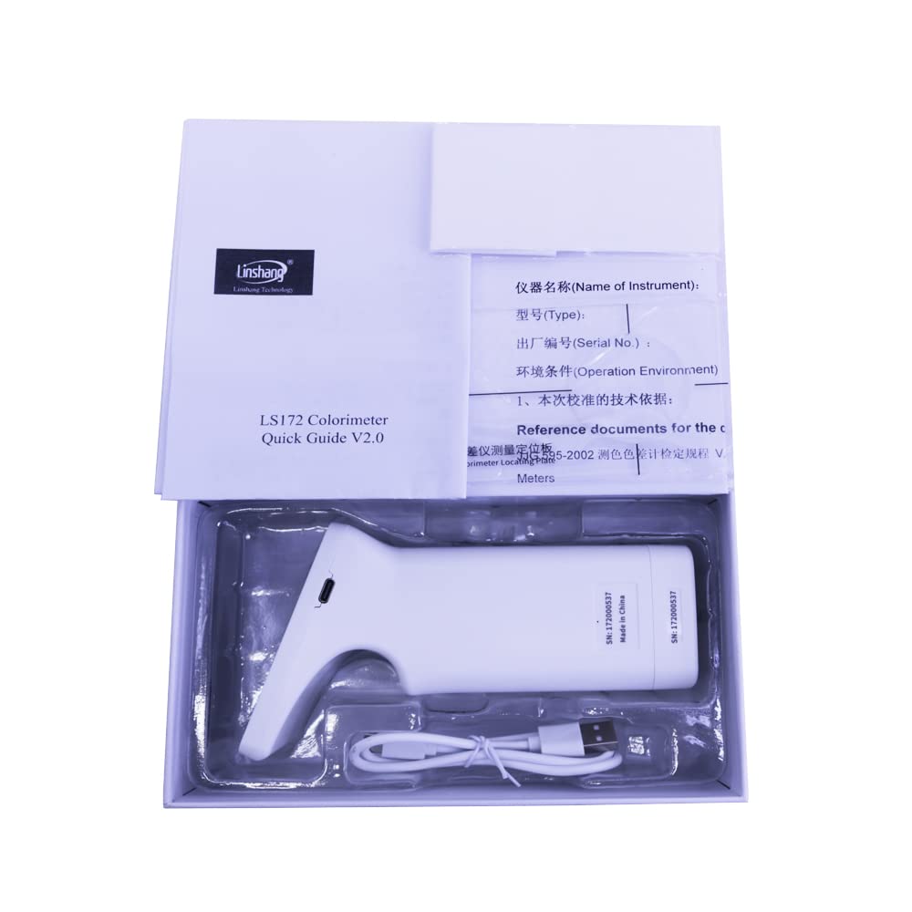 LS172 Handheld Multifunctional Colorimeter Color Analyzer with Big Touch Screen Color Tester
