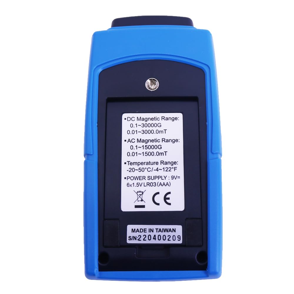 Tenmars TM-197 Digital AC/DC Magnetic Field Meter 0~3000mT 0~30000G (Gauss) Tester