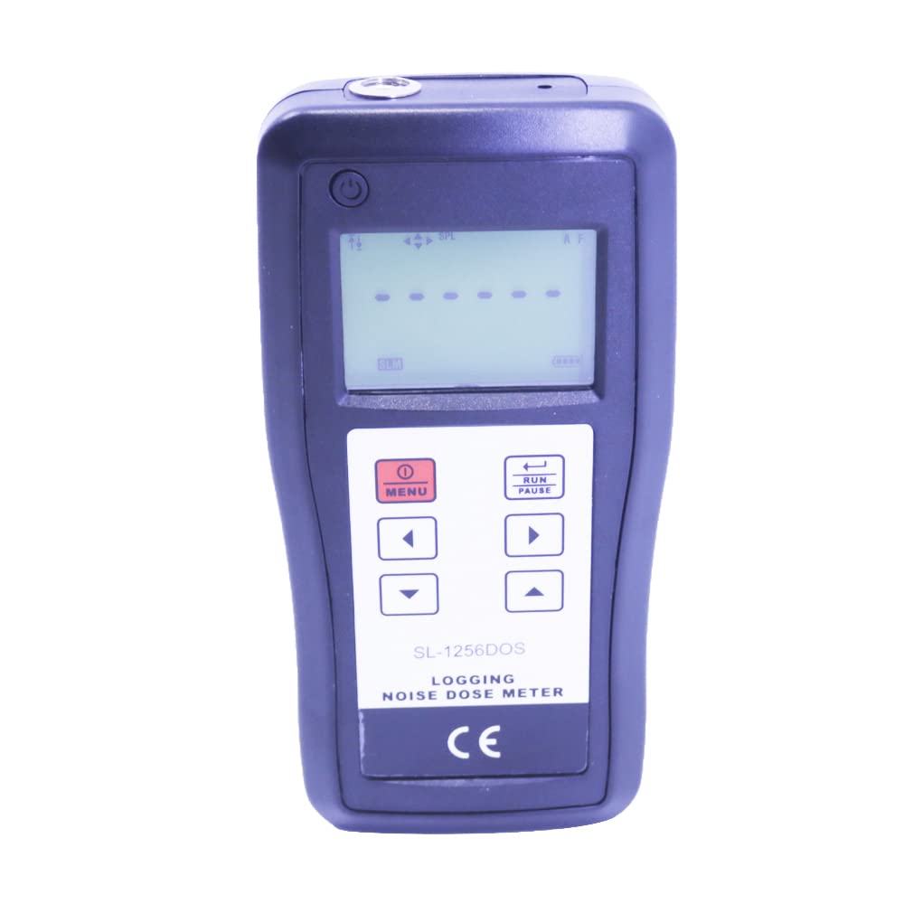 SL-1256DOS Digital Logging Personal Noise Dose Meter Sound Level Tester 60-130dB