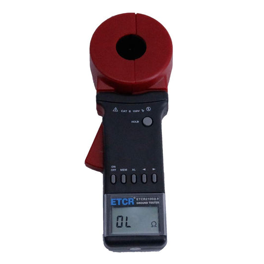 Graigar ETCR2100A+ Digital Clamp Meter Ground Earth Resistance Meter Tester Clamp Earth Resistance Tester 0.01-1200 Measuring Range