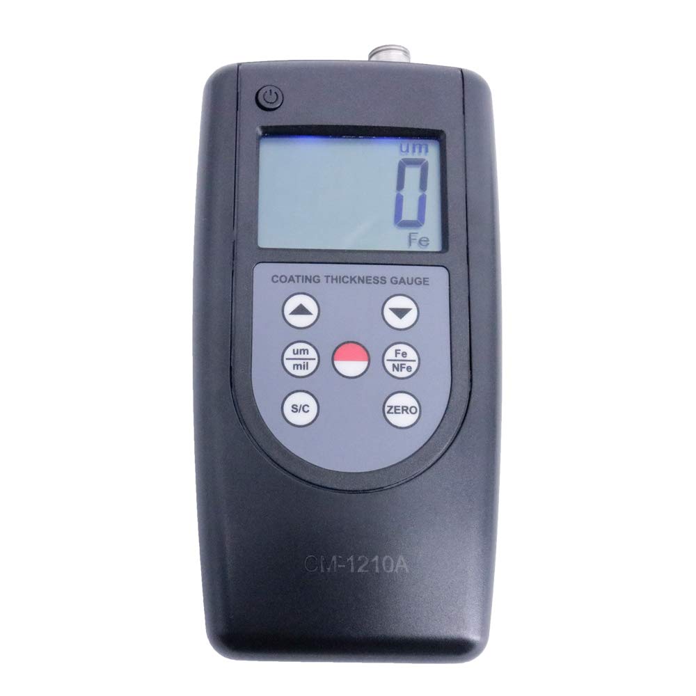 Graigar CM-1210A Coating Thickness Gauge Meter 0-2000um/0-80mil Thickness Tester Gauge