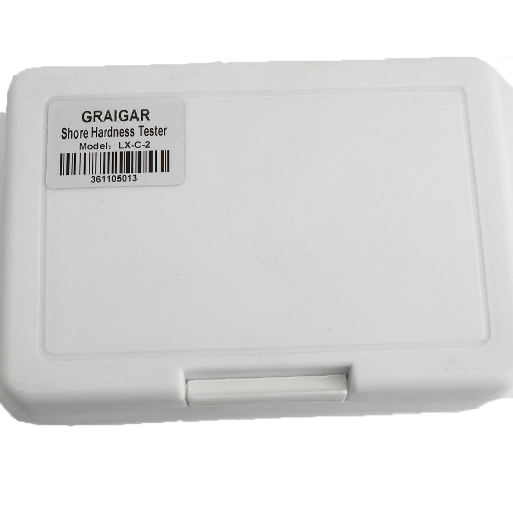 Graigar LX-C-2 Dual Needle Shore C Hardness Tester Durometer 0~100HC(HW) to Testing of Rubber, Foam, Sponge, Shoe Materials, Porous Materials