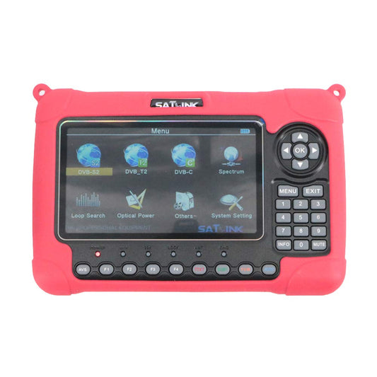 Graigar WS-6980 7'' Inch High Definition Digital Satellite TV Finder WS6980 Digital Satellite Signal Finder Meter DVB-S2/C/T2 COMBO Spectrum Analyzer Optical Power Detection Constellation Analyzer